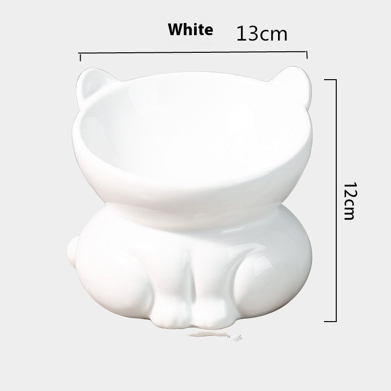 Ceramic Cat Dog Bowl Pet Supplies Drinking Water Goblet Food