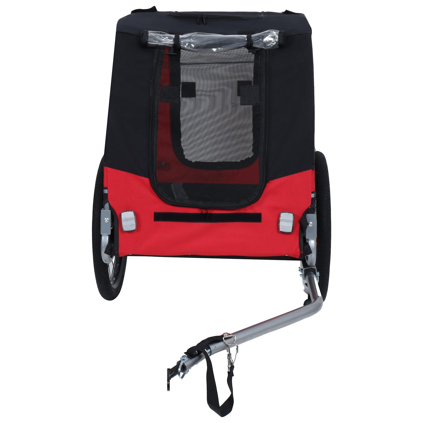 Large Folding Bike Trailer for Dogs ? 66LB Capacity All-Terr
