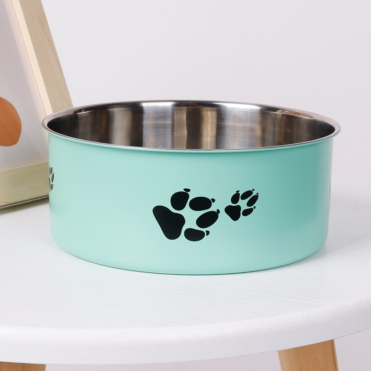 Stainless Steel Dog Bowl Large Capacity Anti-tumble Cat Bowl