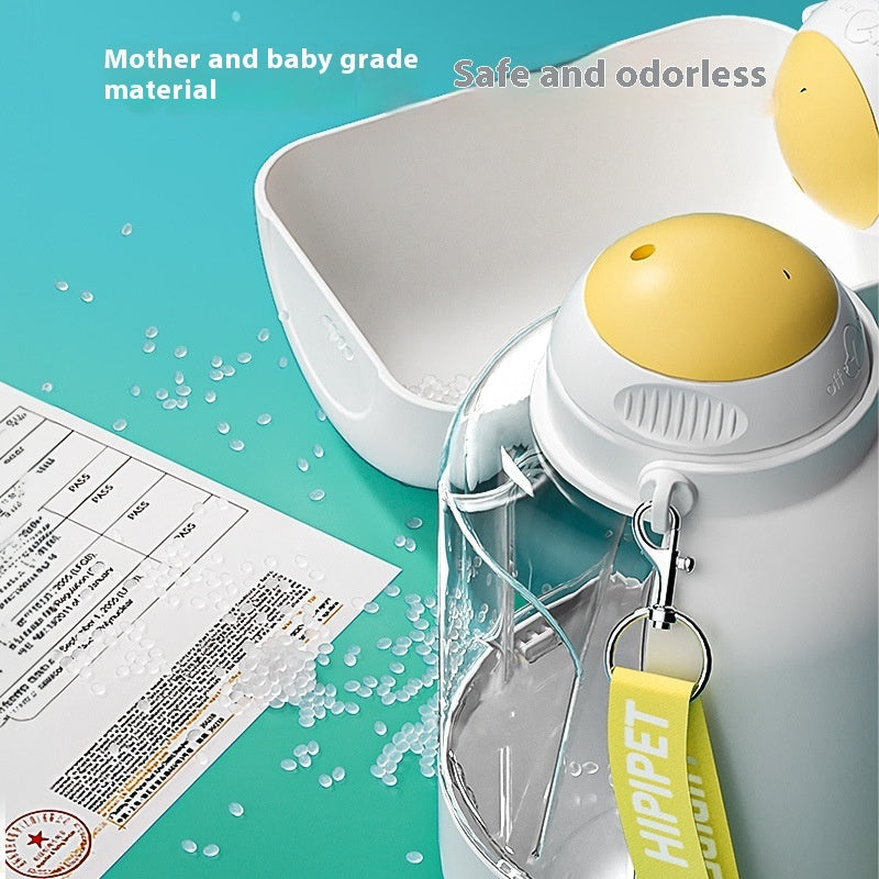 2-in-1 Large Portable Dog Water Bottle and Food Travel Bowl