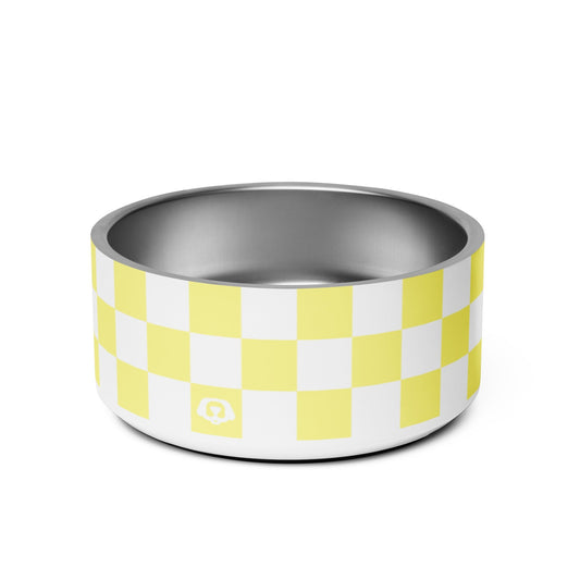 Checker Lemontart 32oz Dog Bowl - Dog Bowls & Feeders - Wuforia - Default Title - 7583340_16786