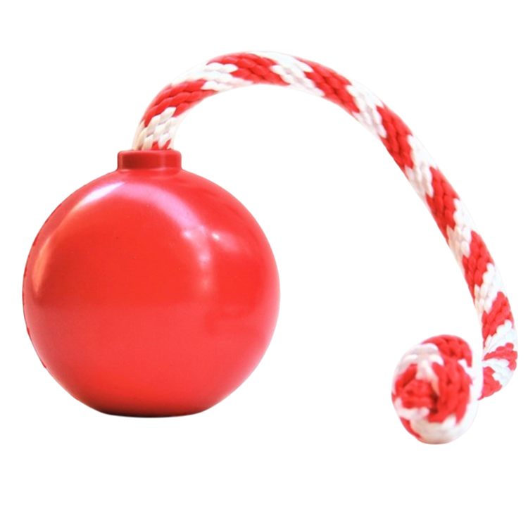 USA-K9 Cherry Bomb Rubber Dog Chew Toy | K9 Handler Reward Toy