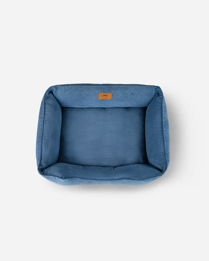 Chester & Lee - Chester & Lee | Fancy Corduroy Sleeper Dog Bed Blue