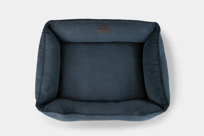 Chester & Lee - Chester & Lee | Fancy Corduroy Sleeper Dog Bed Graphite - Dog Beds