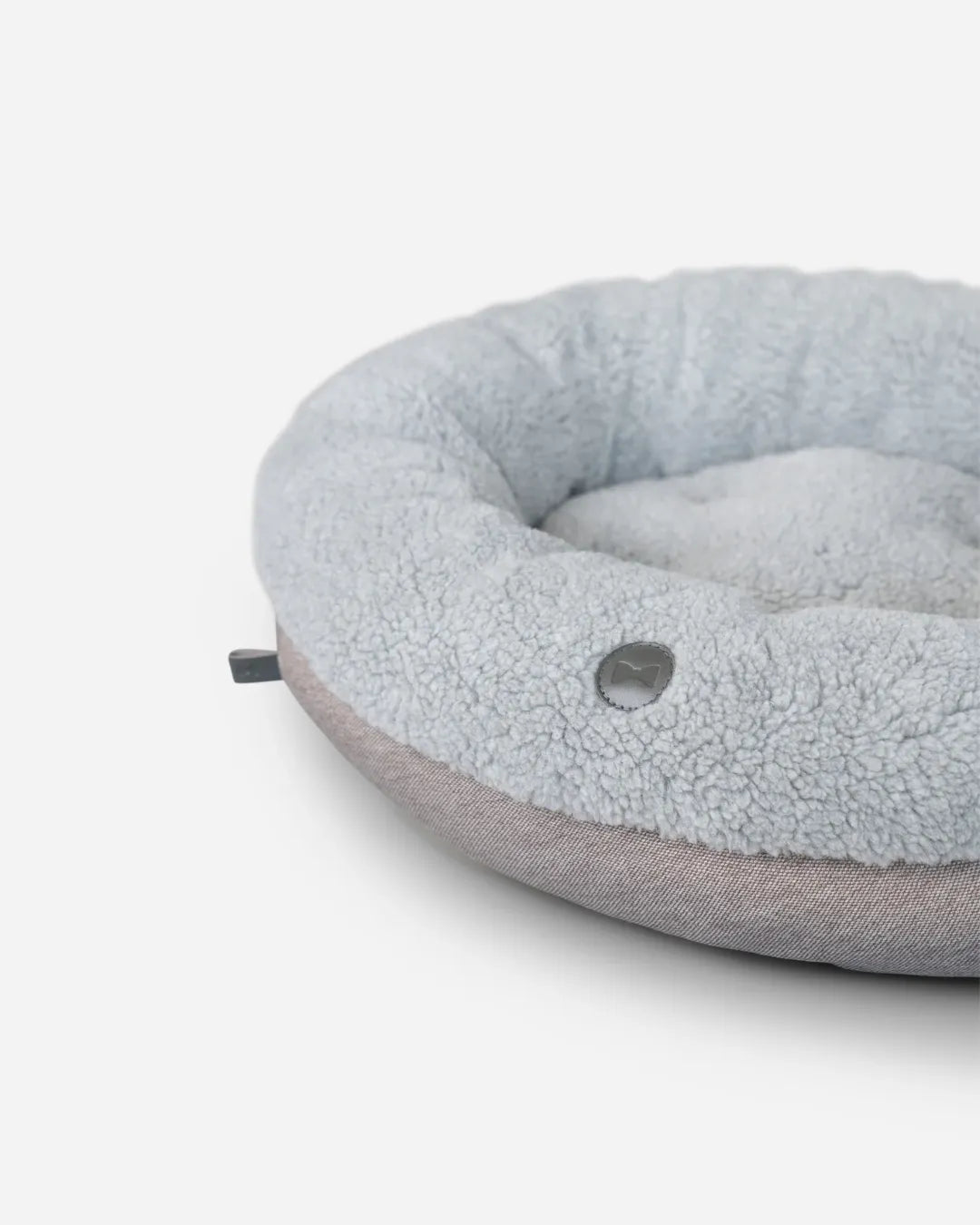 Chester & Lee - Chester & Lee | Furry Gray Donut Dog Bed - Dog Beds