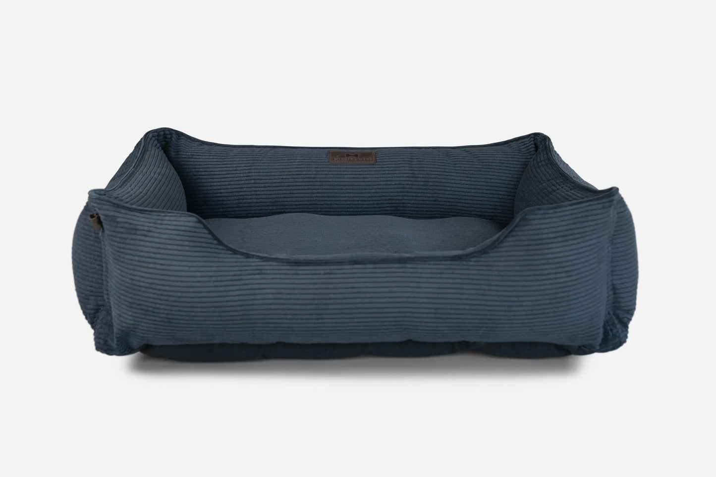 Chester & Lee - Fancy Corduroy Sleeper Dog Bed Graphite - Bolster Beds