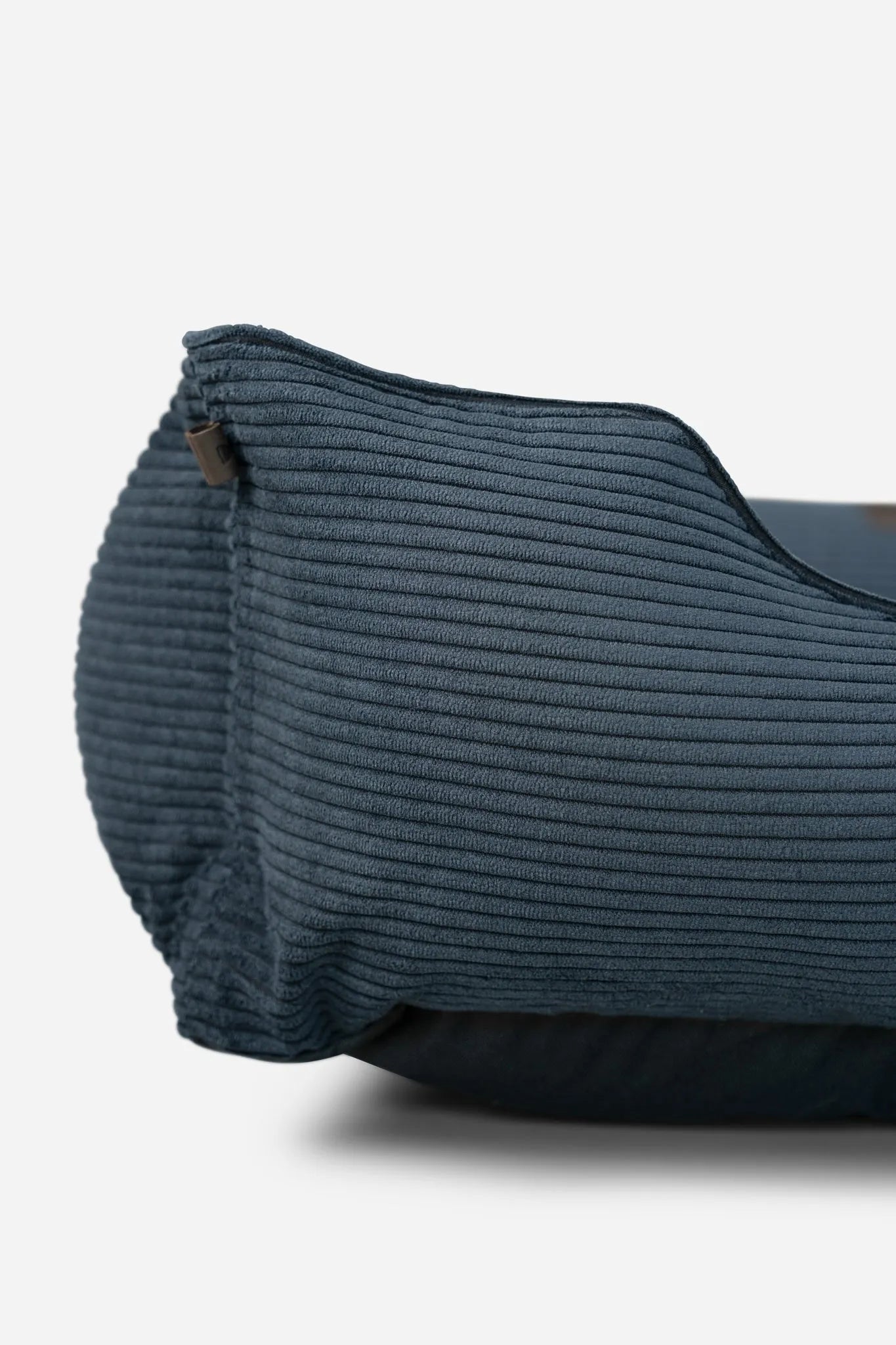 Chester & Lee - Fancy Corduroy Sleeper Dog Bed Graphite - Bolster Beds