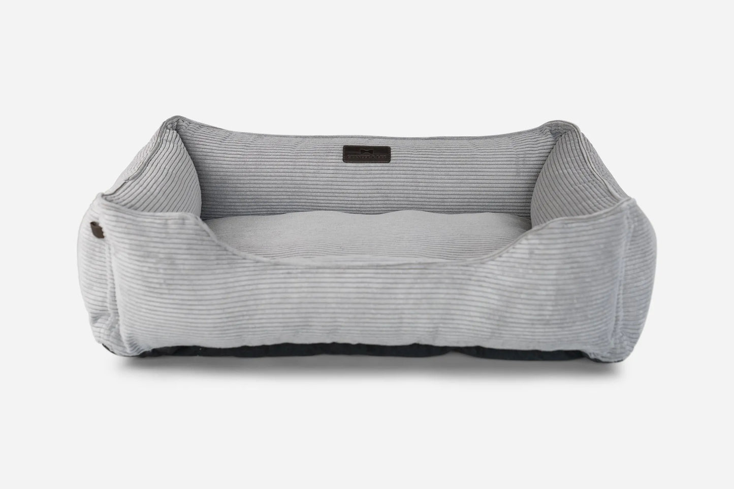 Chester & Lee - Fancy Corduroy Sleeper Dog Bed Gray