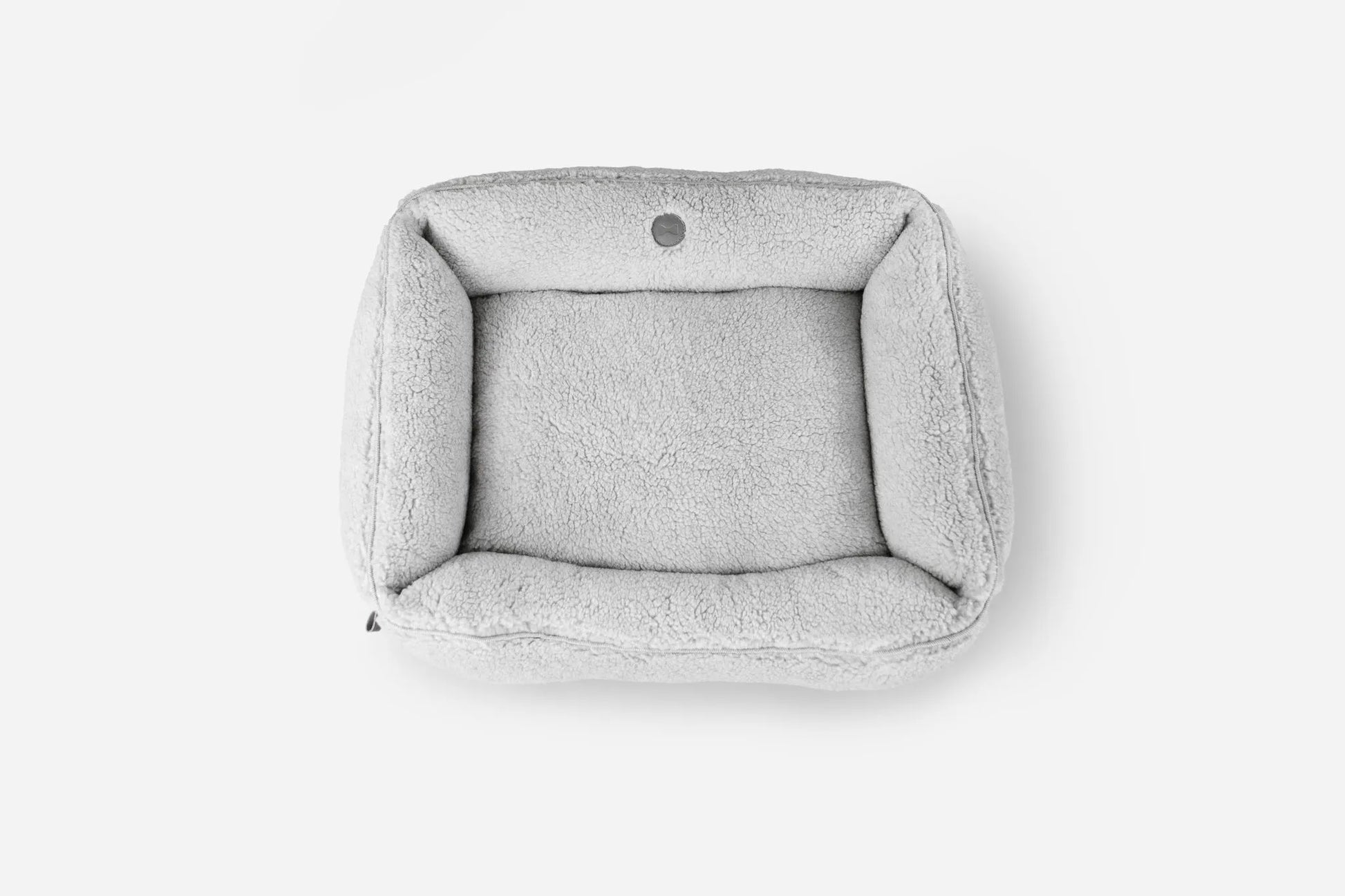Chester & Lee - Furry Sleeper Dog Bed Gray