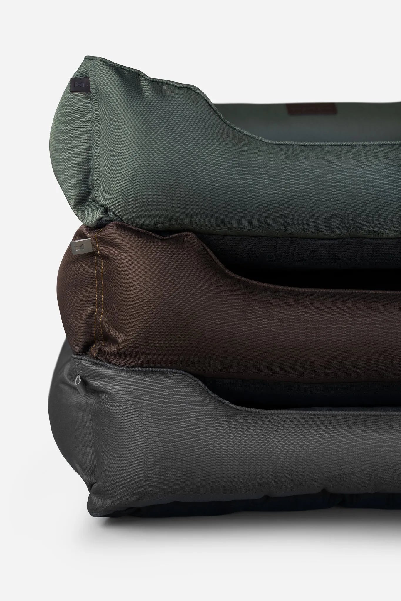 Gray Chester & Lee Waterproof Sleeper Dog Bed in medium size, perfect for luxury comfort for dogs and cats.