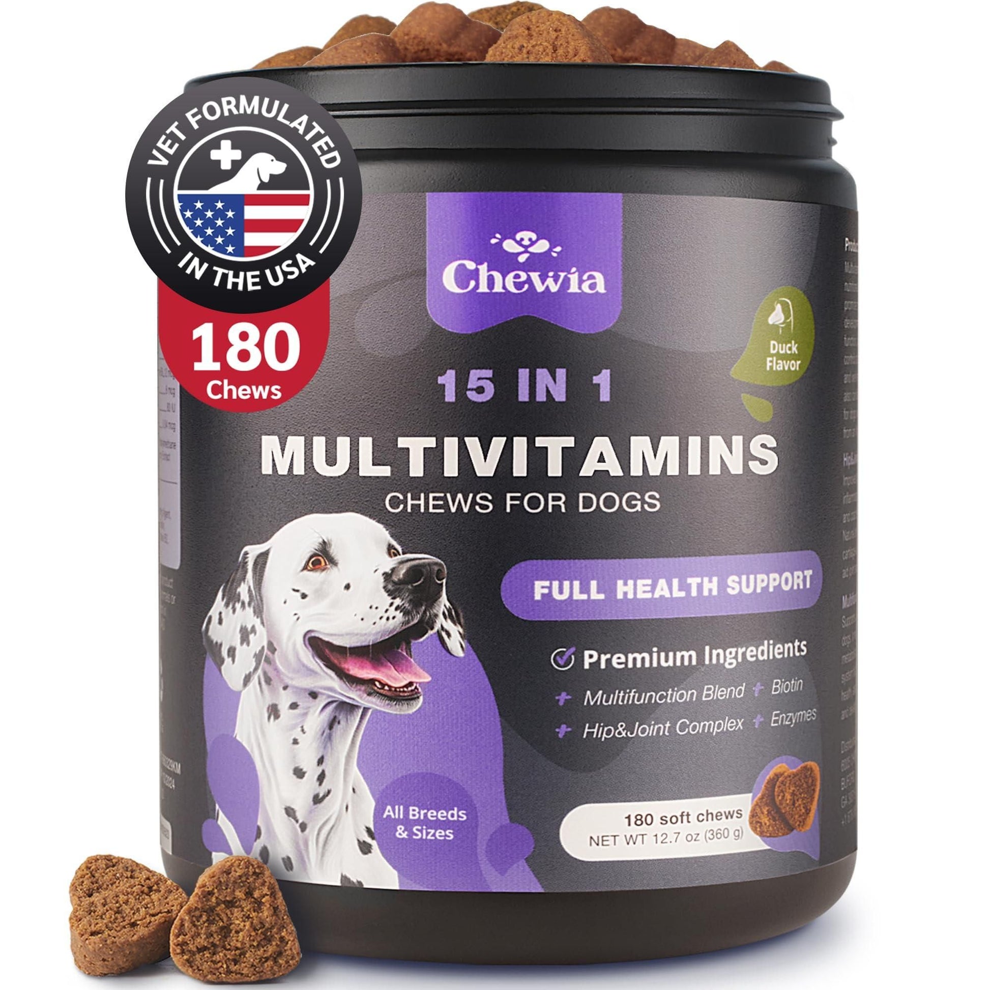Purrfect Pet Kingdom Hip and Joint Supplement for Dogs - 180 Soft Chews Purrfect Pet Kingdom