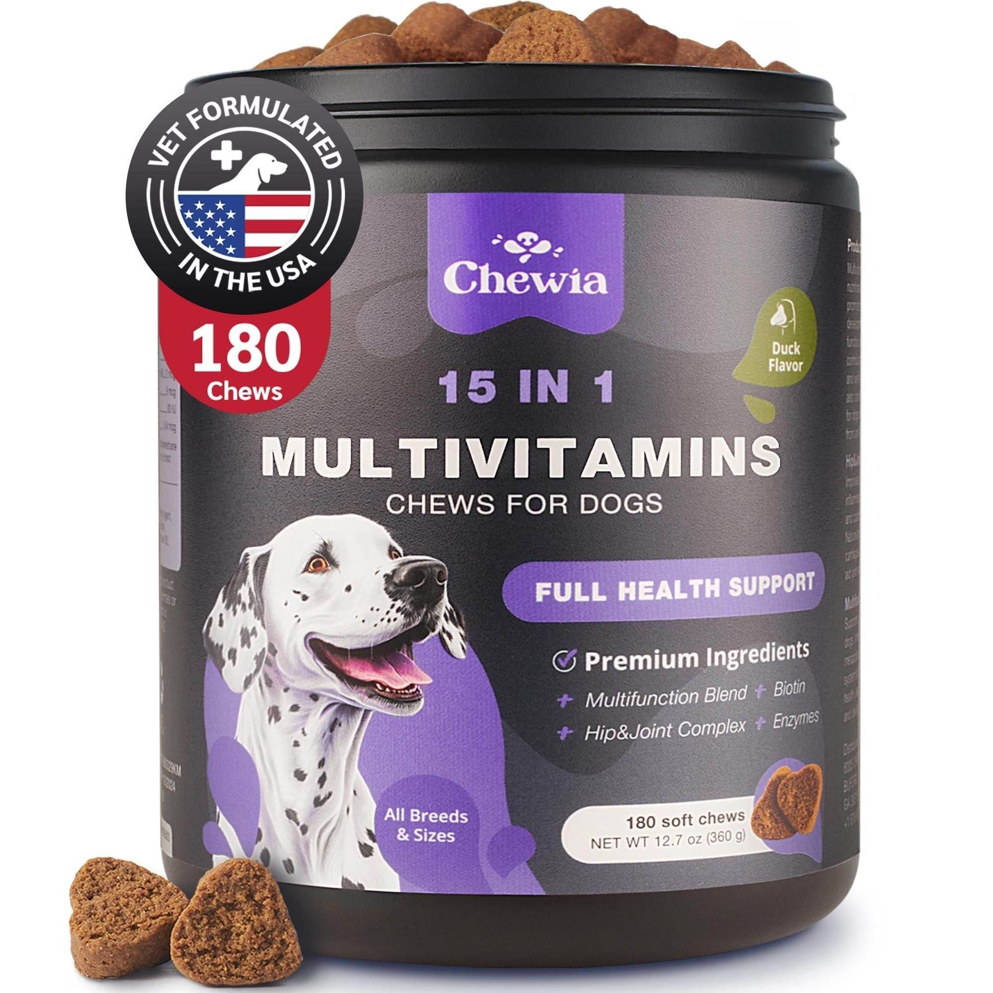 Purrfect Pet Kingdom Multivitamin Chews for Dogs - 180 Soft Chews Purrfect Pet Kingdom