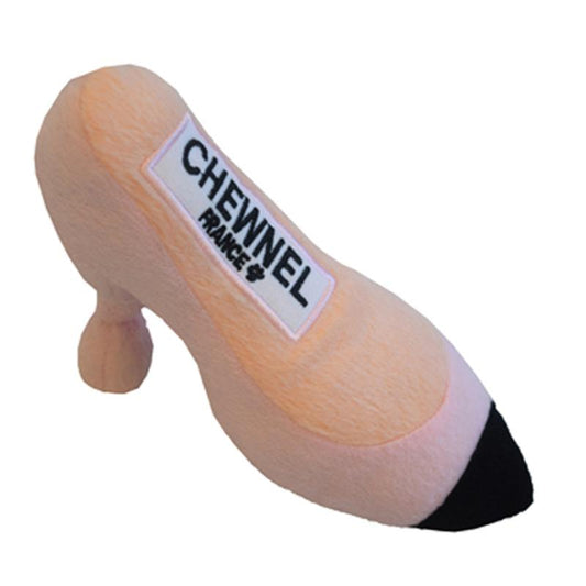 Chewnel "Tie Me In Knots" Shoe Plush Squeak Dog Toy