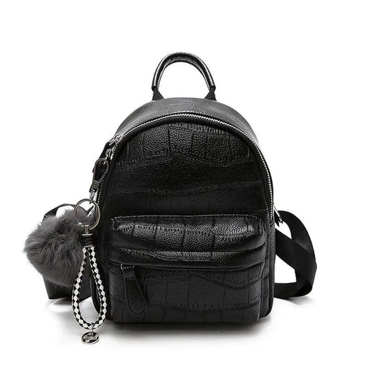 Chic Mini Leather Backpack