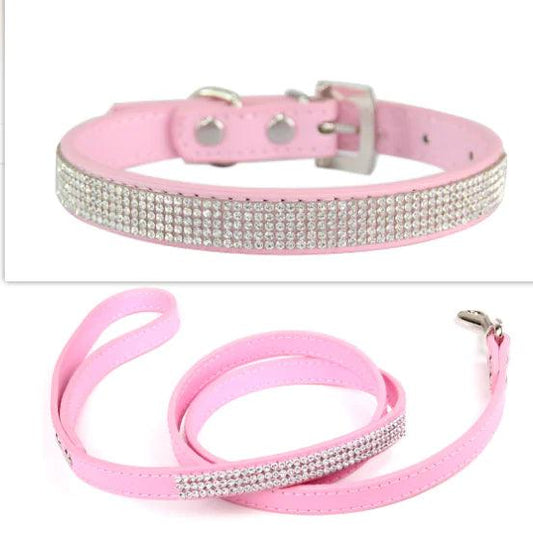 Chic Pet Walk Set Collar & Leash 🐕 - Purrfect Pet Kingdom