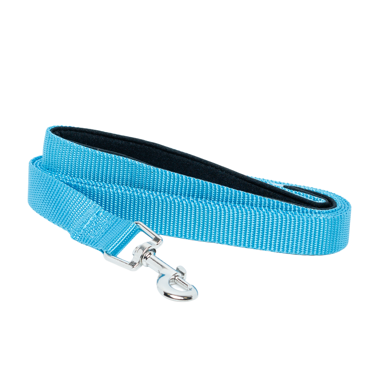 Purrfect Pet Kingdom comfortable dog leash for walking in bright blue with soft grip padding