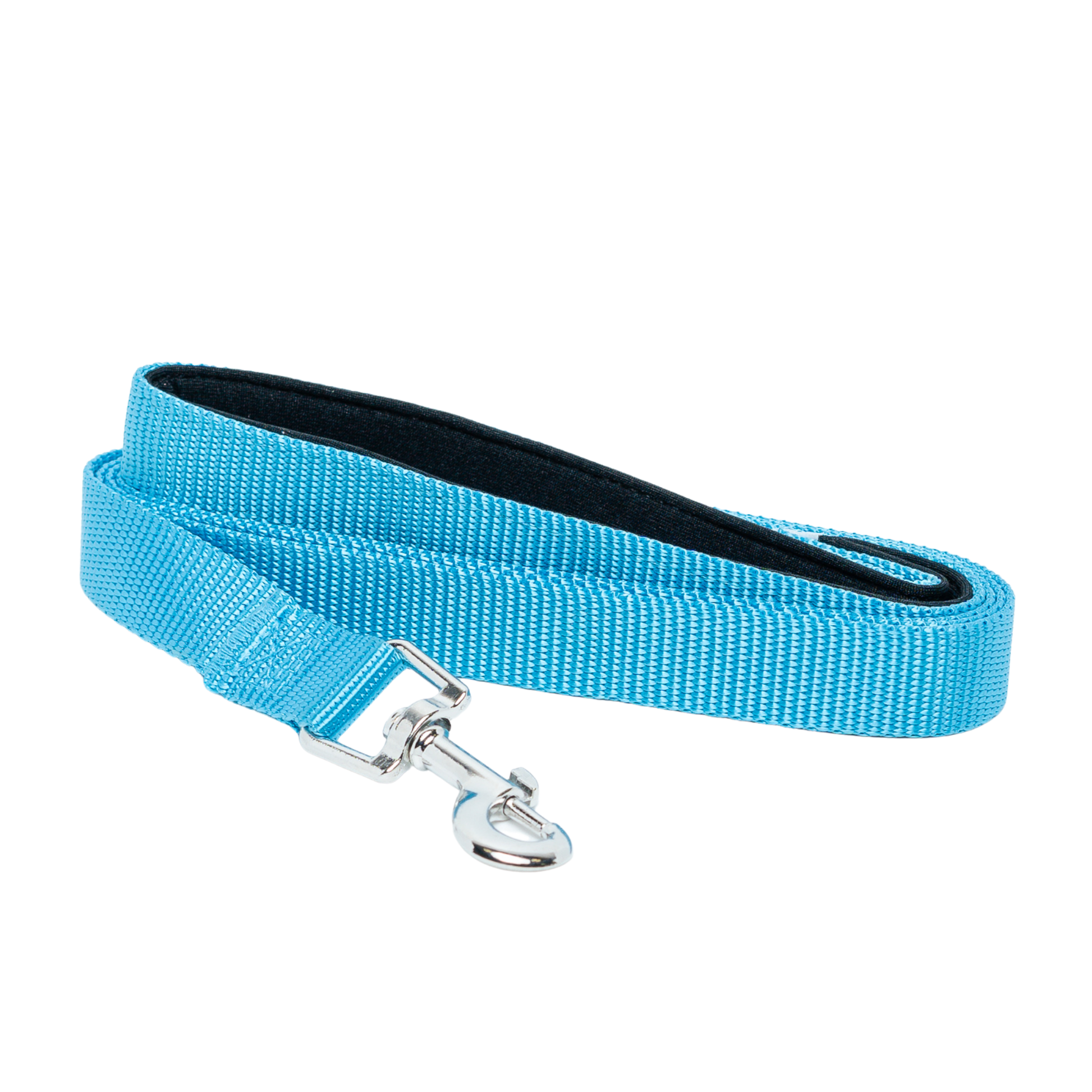 Purrfect Pet Kingdom comfortable dog leash for walking in bright blue with soft grip padding