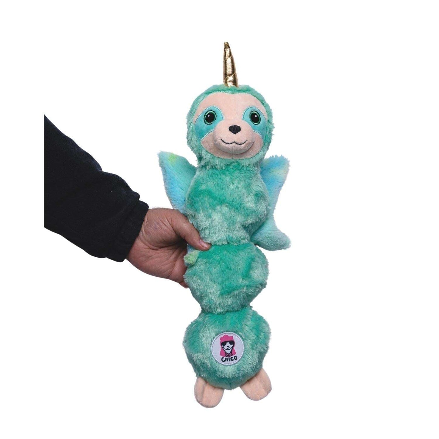 Charming plush dog toy for aggressive chewers featuring a cute unicorn design and soft textures