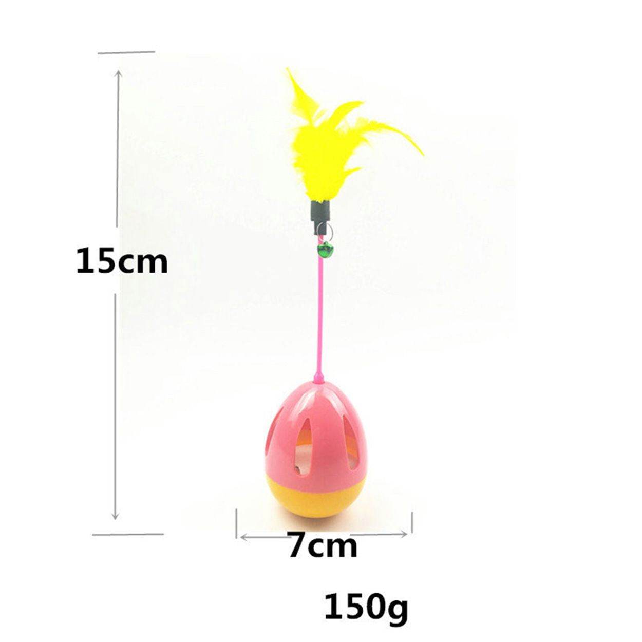 Purrfect Pet Kingdom Chirping Feather Toy for Cats Purrfect Pet Kingdom