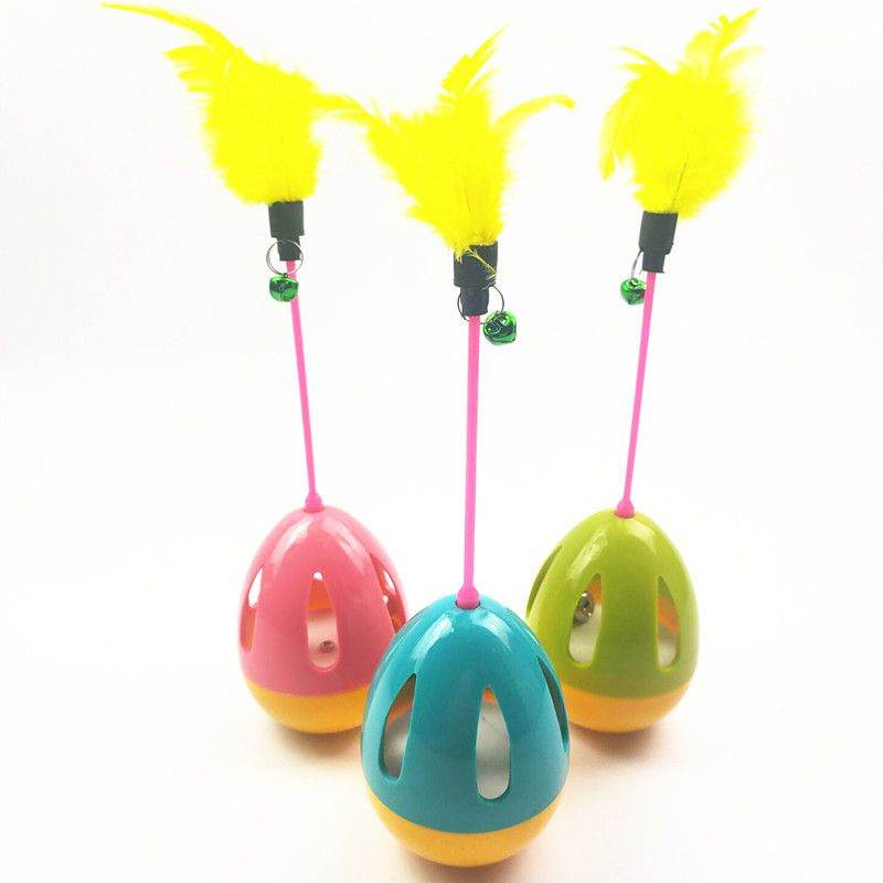 Purrfect Pet Kingdom Chirping Feather Toy for Cats Purrfect Pet Kingdom