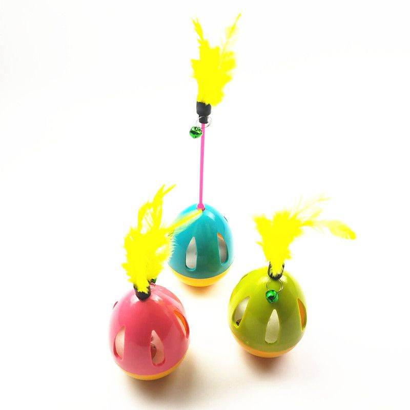 Purrfect Pet Kingdom Chirping Feather Toy for Cats Purrfect Pet Kingdom