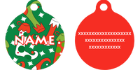 Christmas Stockings HD Dog ID Tag