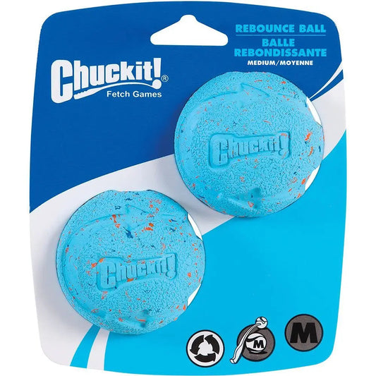 Chuck It Rebounce Ball for dogs in blue, perfect for interactive fetch games