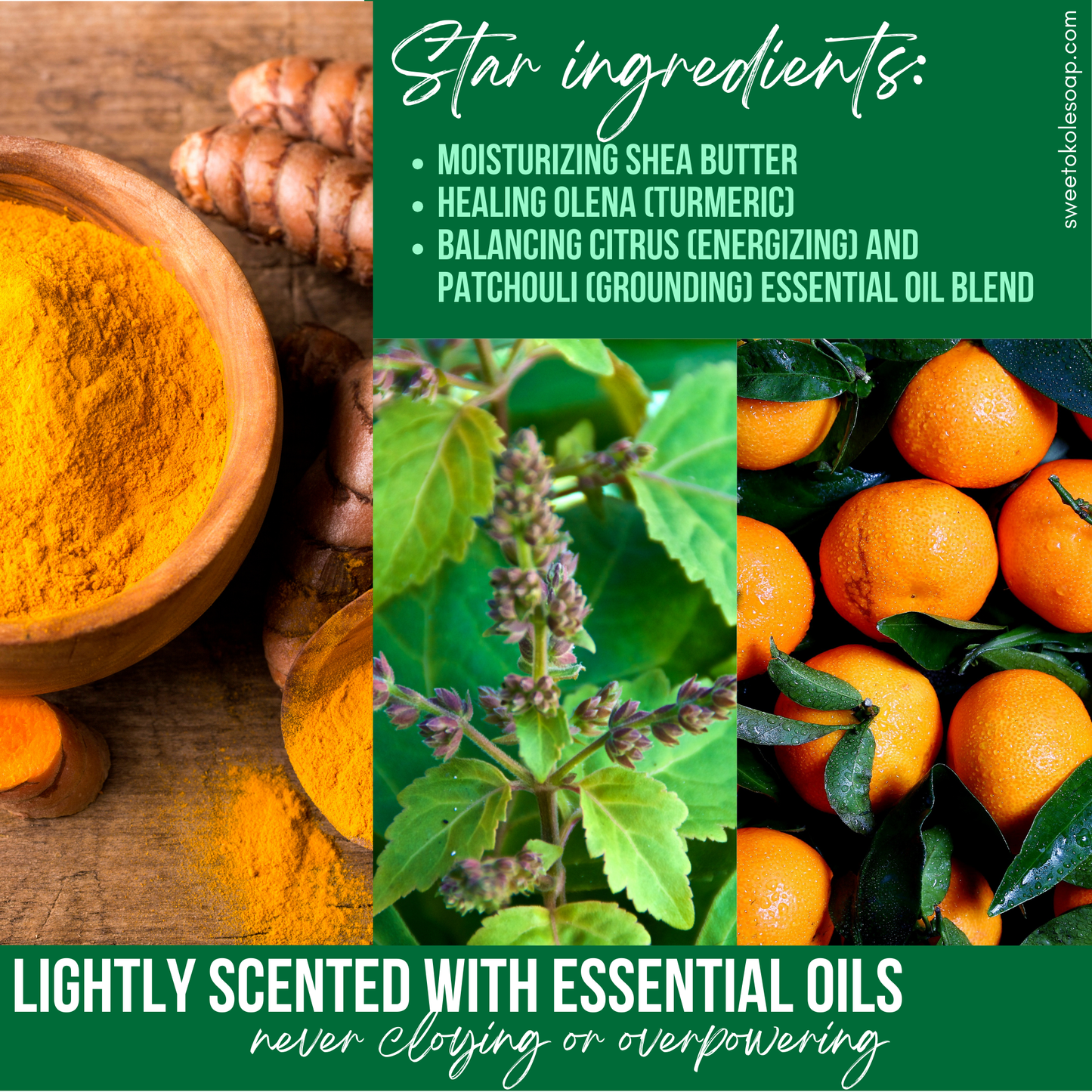 Essential Oil Conditioner Bar - Citrus Patchouli with Olena