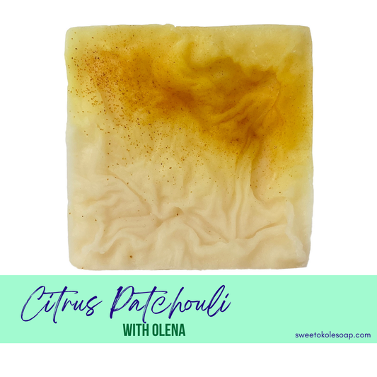 Essential Oil Conditioner Bar - Citrus Patchouli with Olena