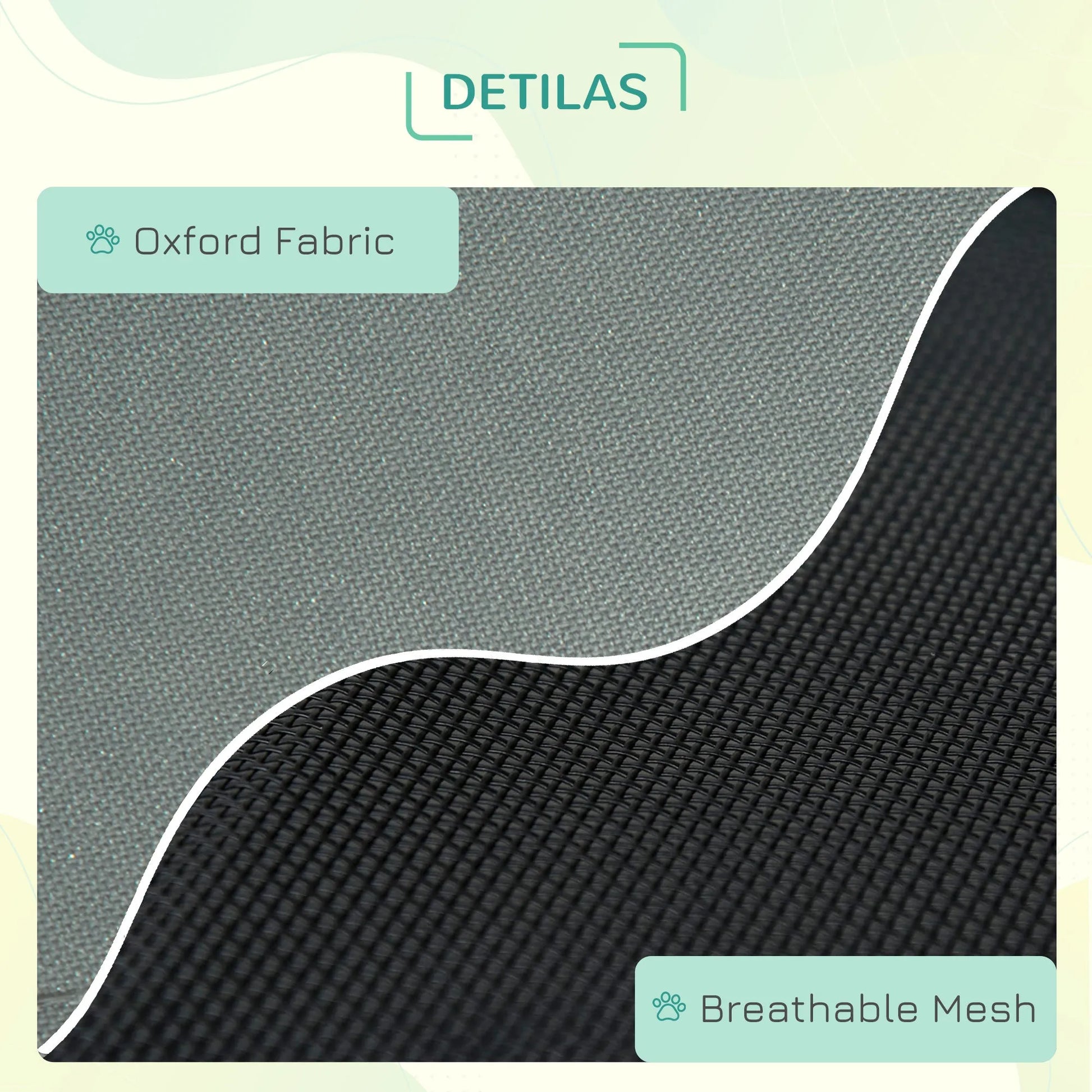 Cj Dropshipping - 36" Elevated Dog Cot with UV Canopy - Blue - Pet Cots