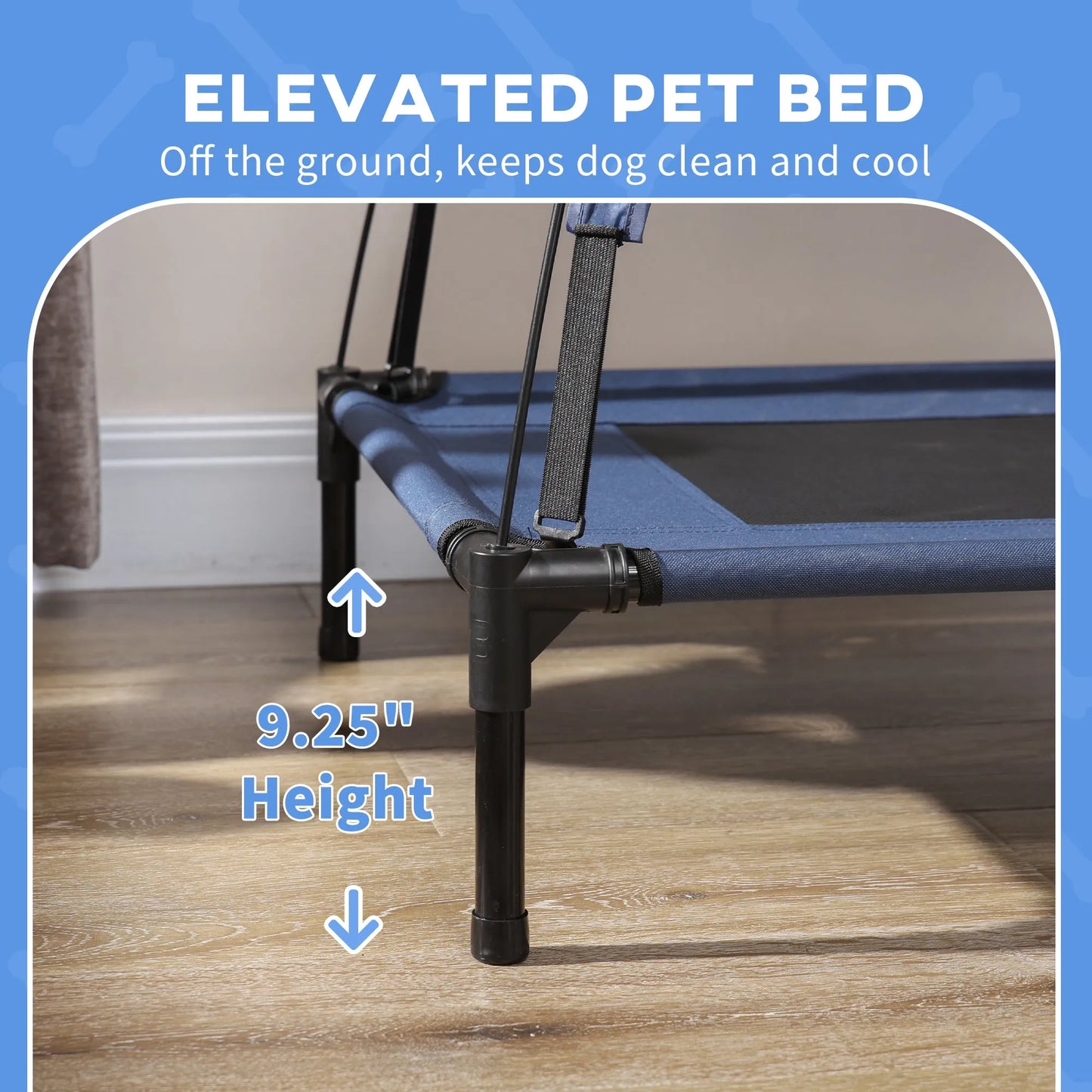 Cj Dropshipping - Acacia Wood Designer Dog Bed - Mid-Century Style - Pet Cots