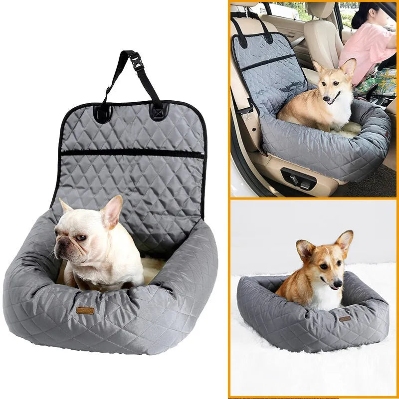 Cj Dropshipping - Console Dog Car Seat - Center Booster for Small Pets 8lbs - Pillow Beds