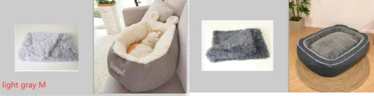 Cj Dropshipping - Dog Sleeping Bag Bed - Soft Warming Puppy Nest & Kennel - Pillow Beds