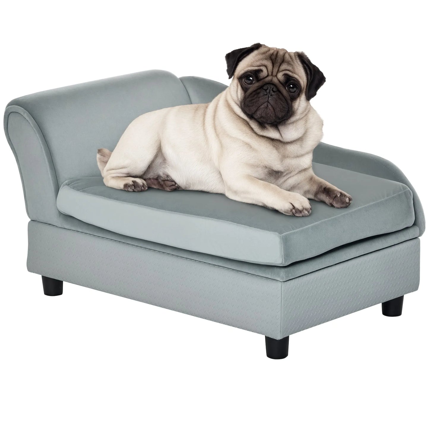 Cj Dropshipping - Luxury Dog Couch - Soft Foam Pet Sofa with Hidden Storage - Sofa Beds