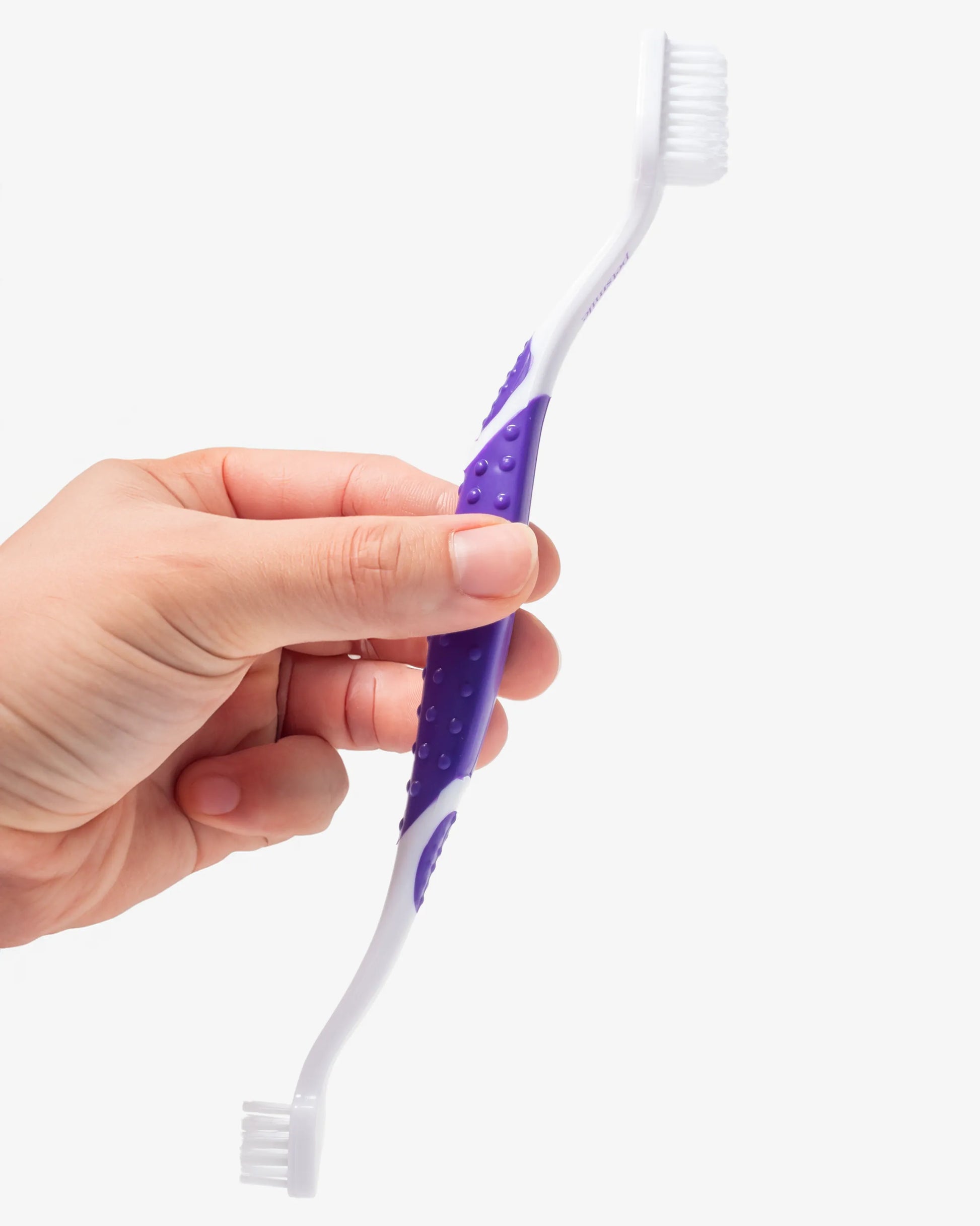 CJ Dropshipping - Professional Pet Toothbrush - Patented 45° Dual-Ended Brush Head - Toothbrush