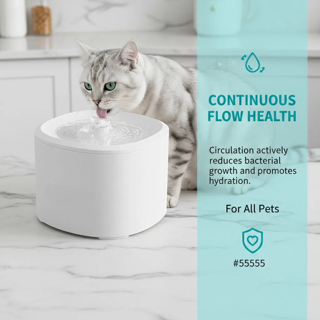 Cj Dropshipping - Quiet Smart Water Fountain - 3L Motion Sensor Pet Bowl - Water Fountains