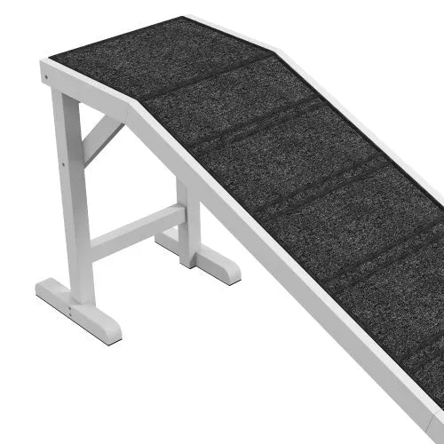 Cj Dropshipping - Ramp for Dog Bed - Non-Slip Carpet Pet Ramp with Top Platform - Steps & Ramps