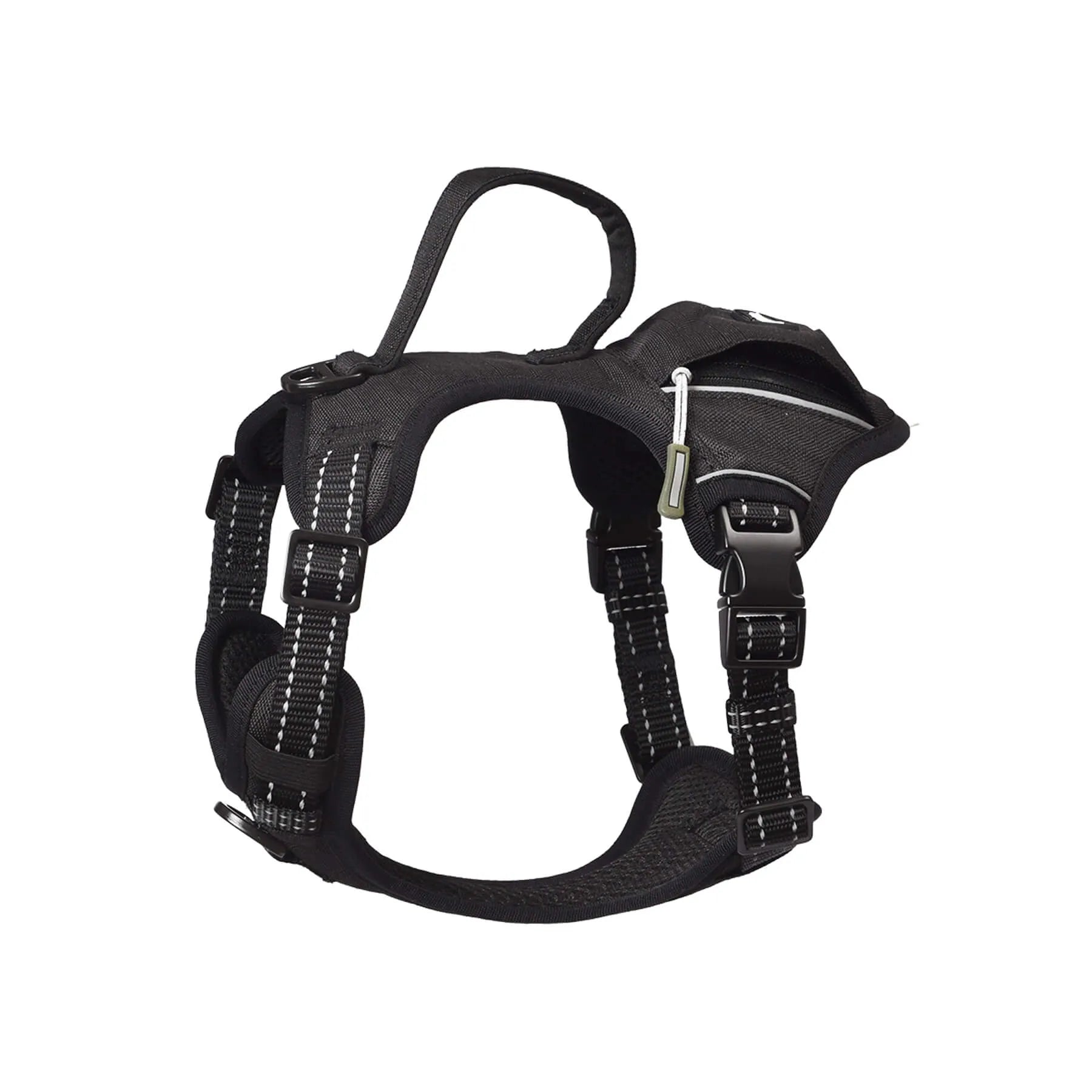 Cj Dropshipping - Tactical Dog Harness - No-Pull Vest with Poop Bag Holder - Harnesses