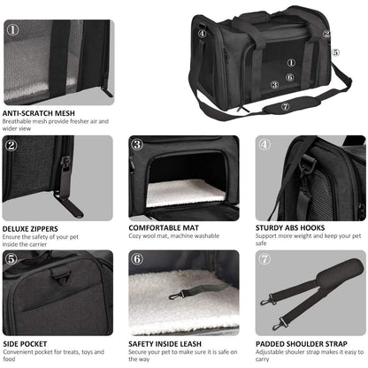 Collapsible Cat Dog Carrier