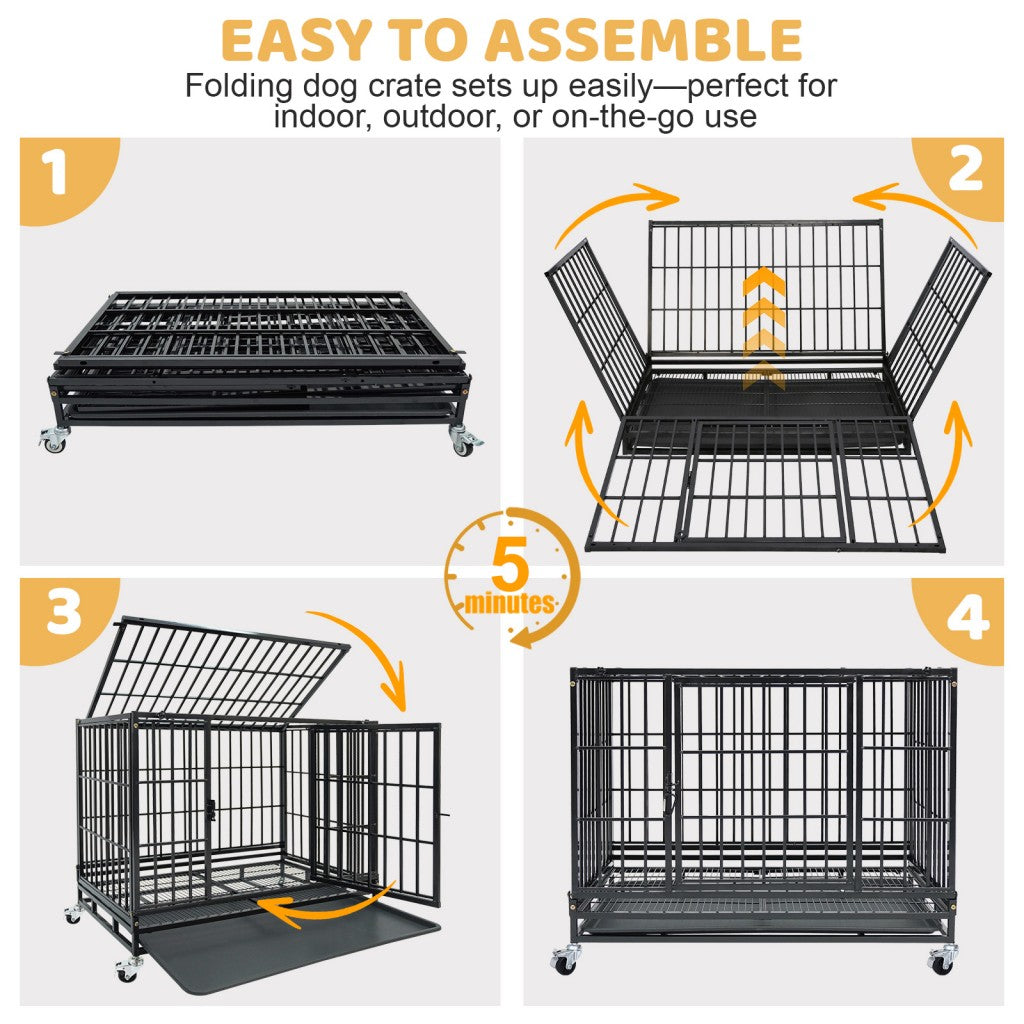 - 37 Heavy Duty Dog Kennel