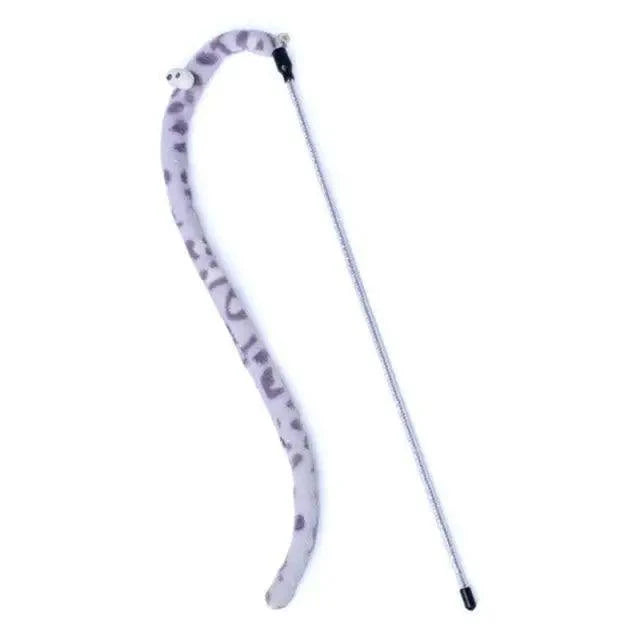 Colorful Rod Wand Feather Teaser Exerciser For Cats Soft Funny Interactive Toy For Pets Cute Cat Accessories