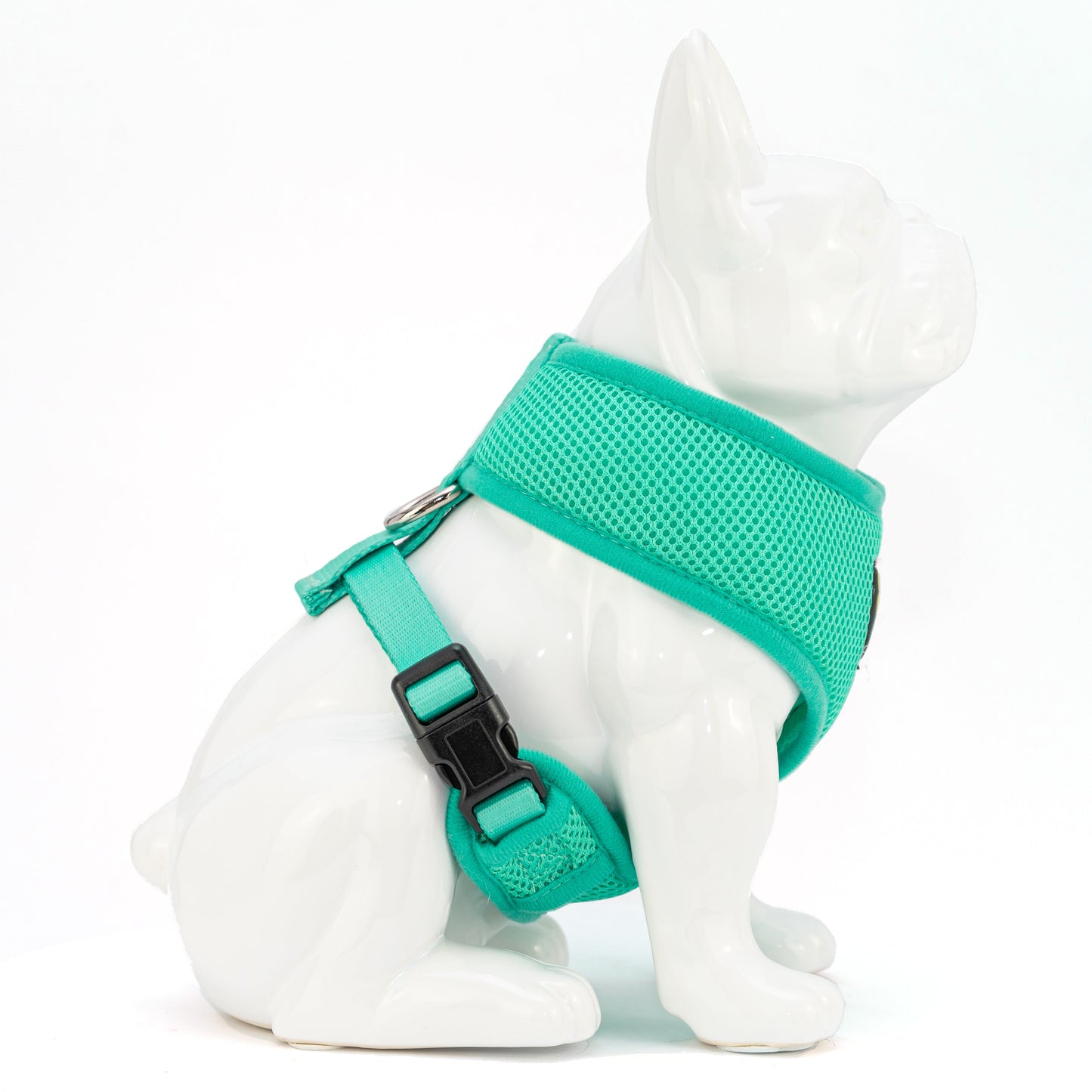 EcoBark Mint Turquoise Dog Harness - Over-the-Head Soft Mesh