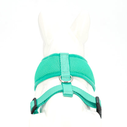 EcoBark Mint Turquoise Dog Harness - Over-the-Head Soft Mesh