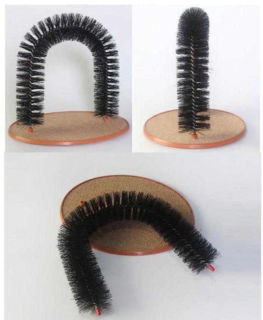 Comfortable Arch Cats Massager Pet Cat Itching Grooming