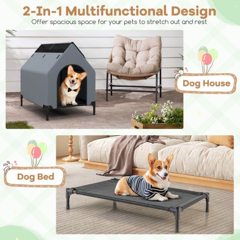 Purrfect Pet Kingdom Comfortable Dog House for Small Dogs Purrfect Pet Kingdom