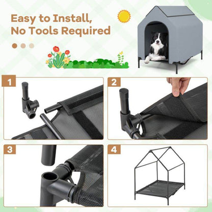 Purrfect Pet Kingdom Comfortable Dog House for Small Dogs Purrfect Pet Kingdom