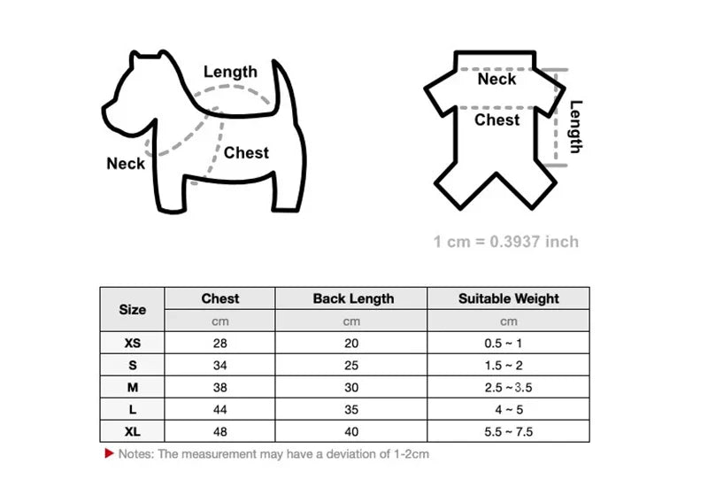 THRIXINE comfortable dog sweaters for winter with sizing chart for perfect fit