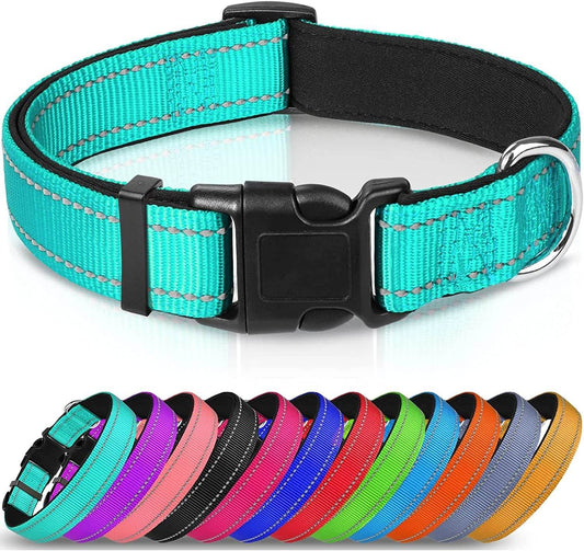 Purrfect Pet Kingdom Comfortable Reflective Collar for Dogs Large (Pack of 1) Pink Purrfect Pet Kingdom