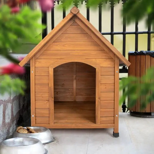Purrfect Pet Kingdom Comfortable Weatherproof Dog House Purrfect Pet Kingdom