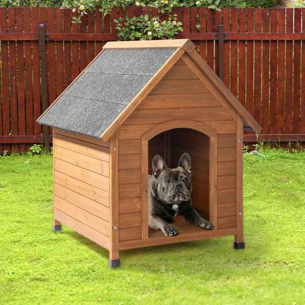 Purrfect Pet Kingdom Comfortable Weatherproof Dog House Purrfect Pet Kingdom